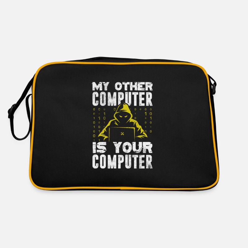 Hacker - Retro Bag - black/gold