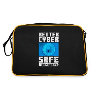 Hacker - Retro Bag - black/gold - Back