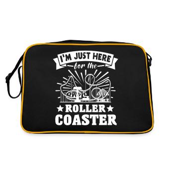 Roller Coaster - Retro Bag - black/gold - Back