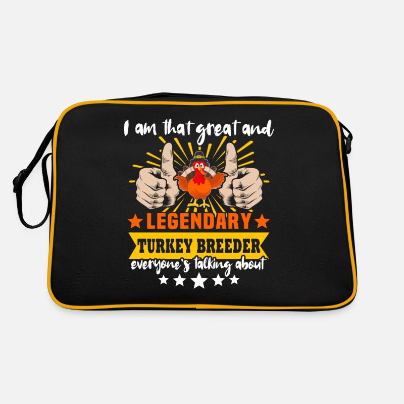 Truthahn Retro Tasche