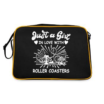 Roller coaster - Retro Bag - black/gold - Back