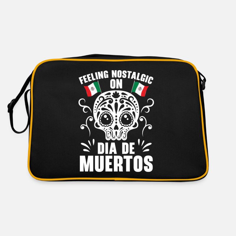 Feeling Nostaligic Dia De Muertos Dia De Muertos Retro Tasche
