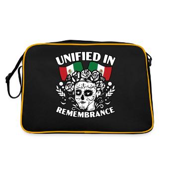 Unified In Remembrance Dia De Muertos - Retro Bag - black/gold - Back