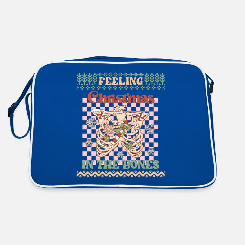 Noël dans les os - Vacances Noël moche Sac Retro