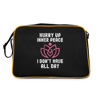Méditation - Sac Retro - noir/or - Dos
