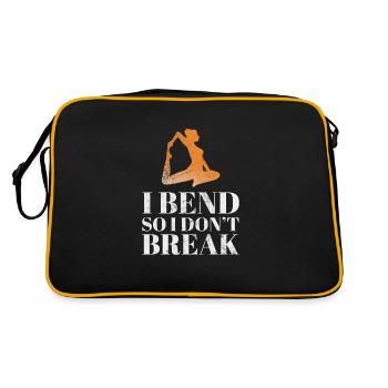 Méditation - Sac Retro - noir/or - Dos