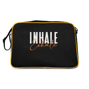 Meditation - Retro Bag - black/gold - Back