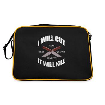 Blacksmith - Retro Bag - black/gold - Back