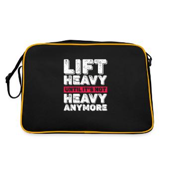 Bodybuilder Body Building Fitness Gym cadeau - Sac Retro - noir/or - Dos