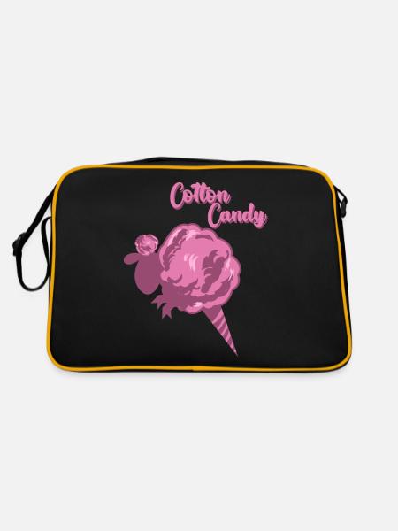 Funny Sheep Shepherd - Retro Bag - black/gold - Back