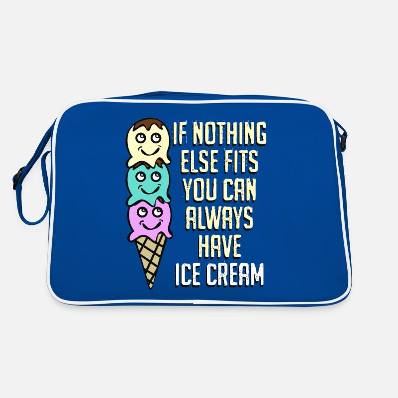 Mangez plus de crème glacée Sac Retro