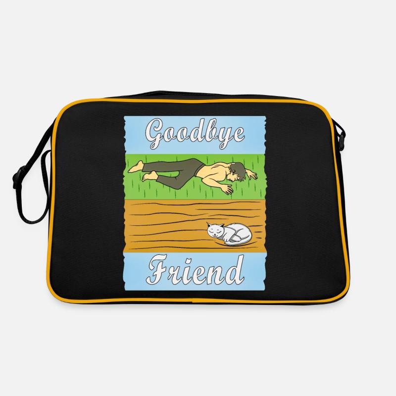 HUMAN, SAD, CAT Retro Bag
