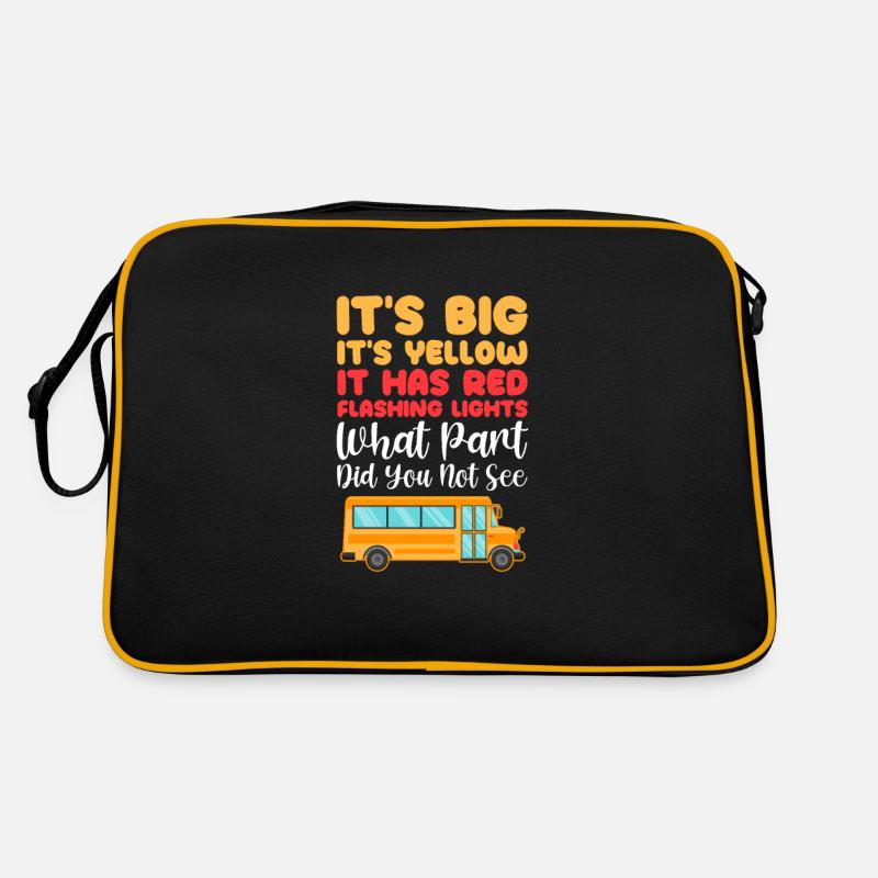 Chauffeur de bus Chauffeur de bus Bus Schuhlbus cadeau Sac Retro