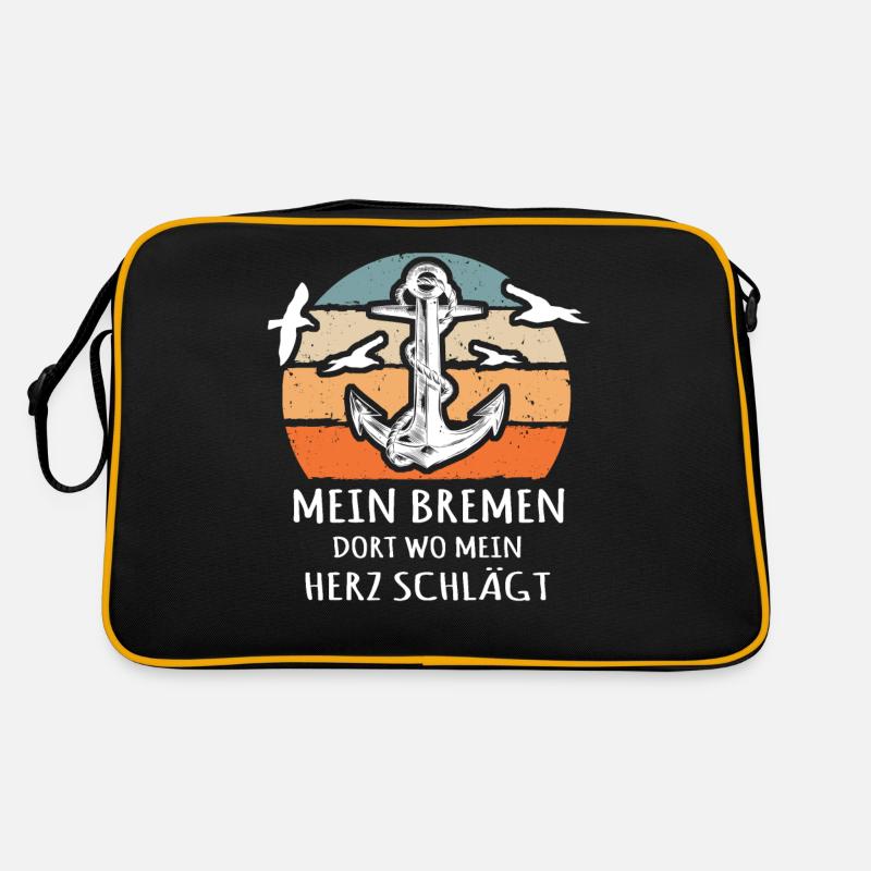 Bremer Sprüche Bremen Retro Tasche