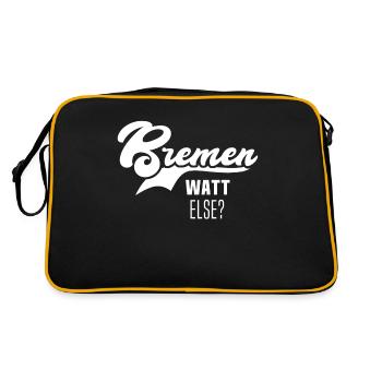 Bremen - Retro Bag - black/gold - Back