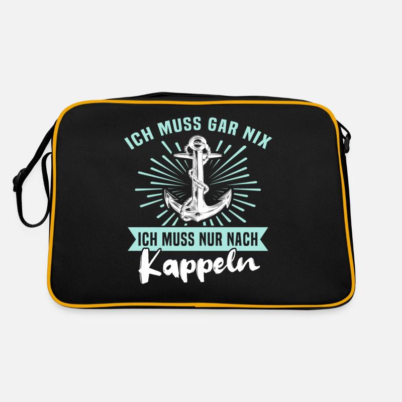 Kappeln Sprüche Retro Tasche