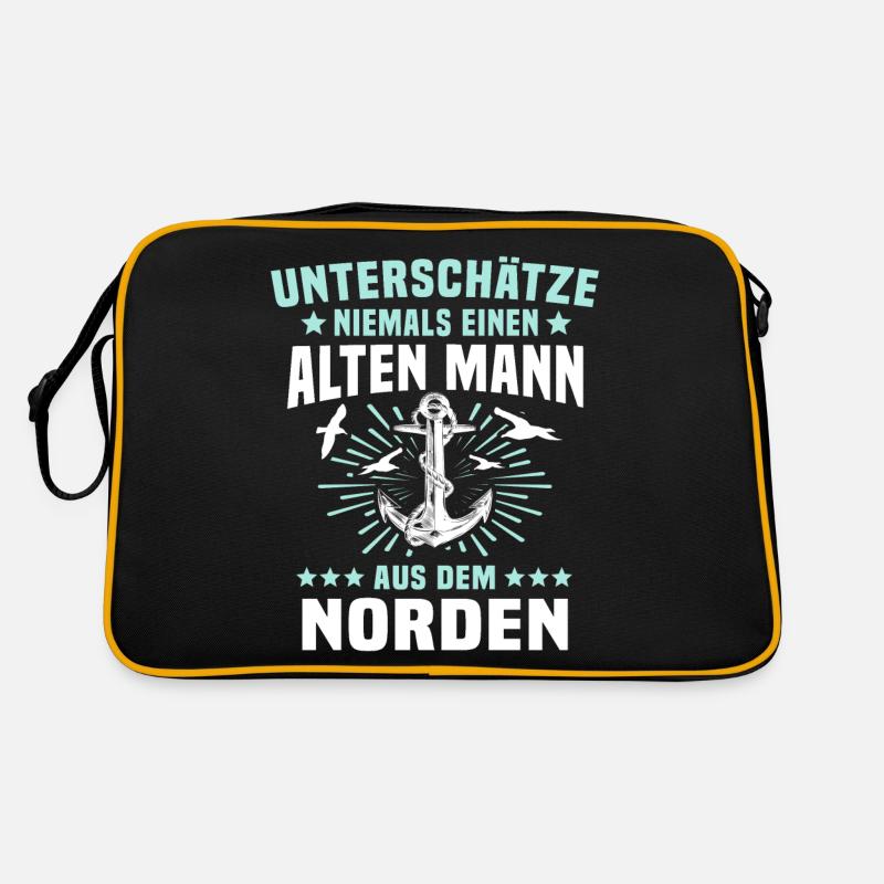Norden Mann Nordener Männer Retro Tasche