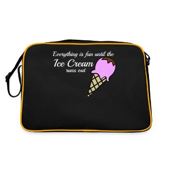 Crème glacée Joke Crème glacée - Sac Retro - noir/or - Dos