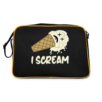 Crème glacée Screaming Crème glacée - Sac Retro - noir/or - Dos
