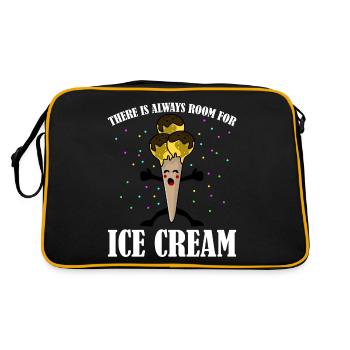Crème glacée Blague Crème glacée - Sac Retro - noir/or - Dos