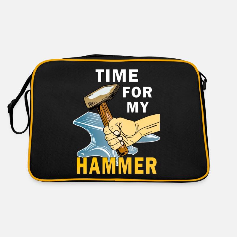 C’EST L’HEURE DE MON MARTEAU Sac Retro