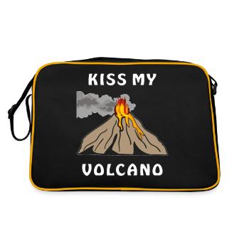 EMBRASSE MON VOLCAN - Sac Retro - noir/or - Dos