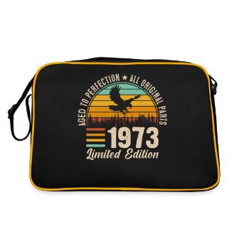 Chemise d’anniversaire vintage de 1973 - Sac Retro - noir/or - Dos