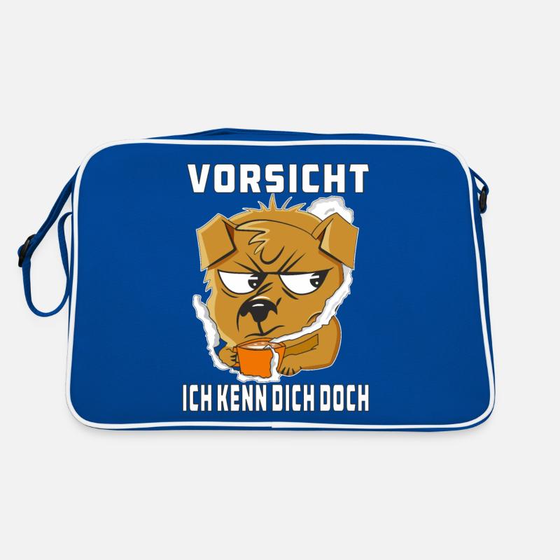BE CAREFUL, I KNOW YOU Retro Bag
