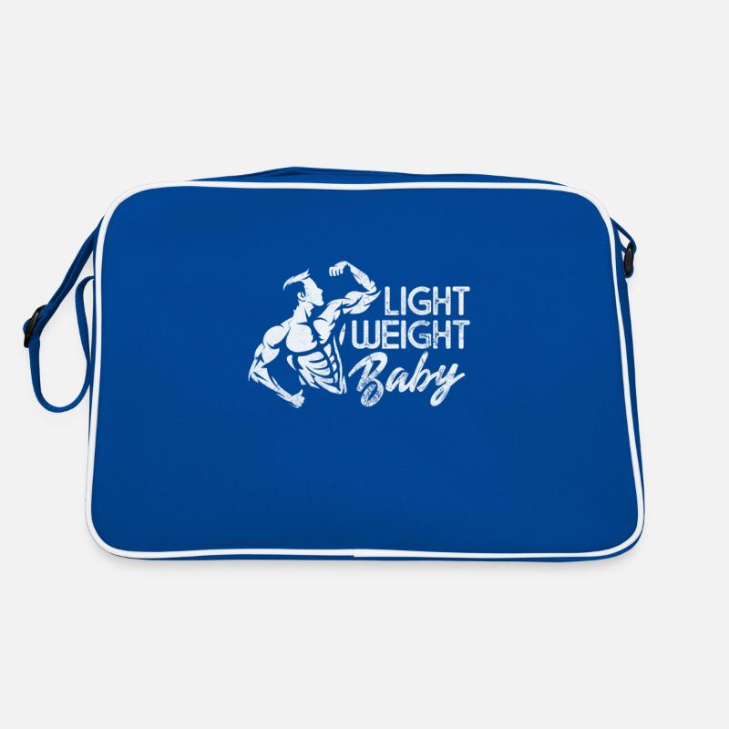 Bodybuilder Retro Tasche