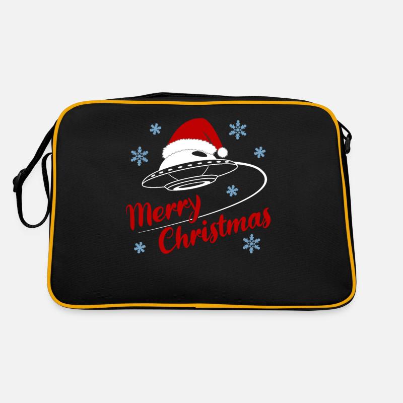 UFO Bonnet Joyeux Noël Galactic Fun Sac Retro