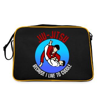 Jiu-Jitsu BJJ Brazilian Ju-Jitsu - Retro Bag - black/gold - Back
