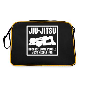 Brazilian Ju-Jitsu Jiu-Jitsu BJJ - Retro Bag - black/gold - Back