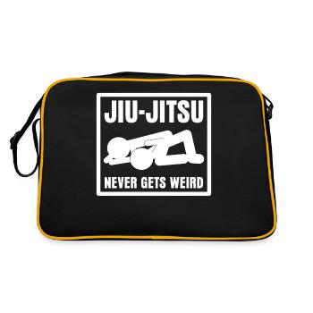 Ju-Jitsu BJJ Brazilian Jiu-Jitsu - Retro Bag - black/gold - Back