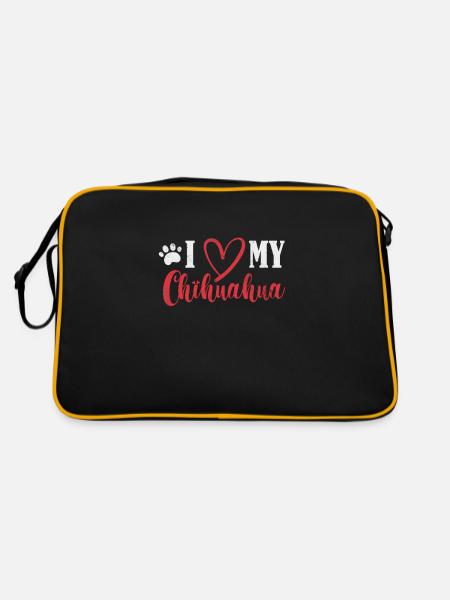 Chihuahua - Sac Retro - noir/or
