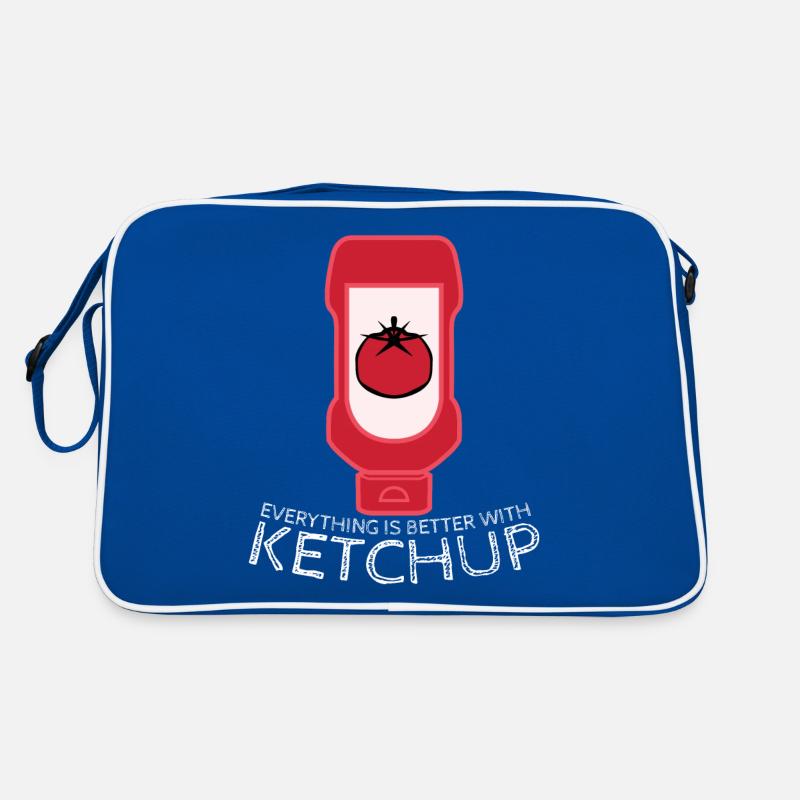 Bouteille de ketchup à la tomate Sac Retro
