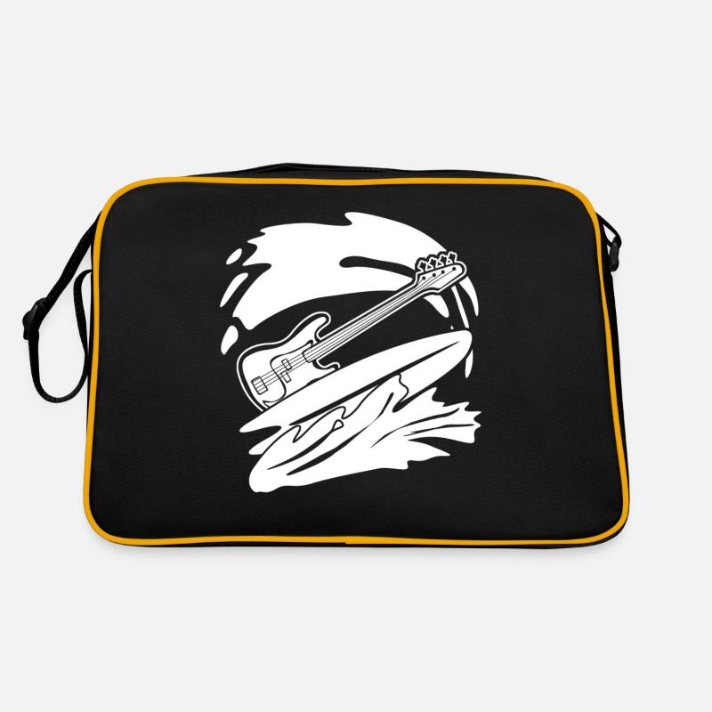 Surf Guitare Basse avec Planche de Surf Sac Retro