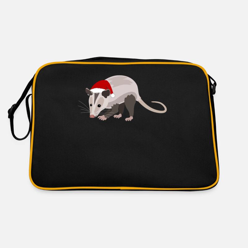 Christmas Mouse Cute Festive Time Gift Retro Bag