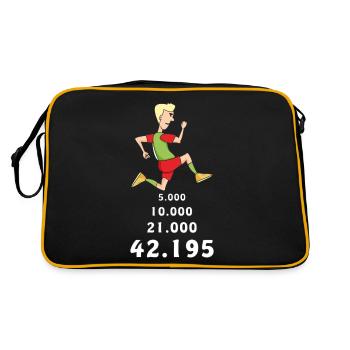 BISHOP - Retro Bag - black/gold - Back