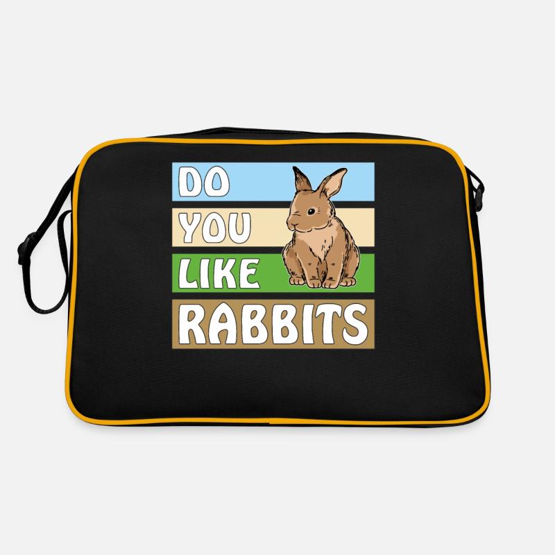AIMEZ-VOUS LES LAPINS Sac Retro