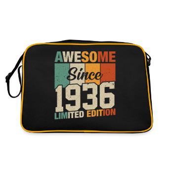 1936 - Timeless vintage - Retro Bag - black/gold - Back