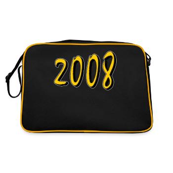 ANNÉE D’ANNIVERSAIRE 2008 - Sac Retro - noir/or - Dos