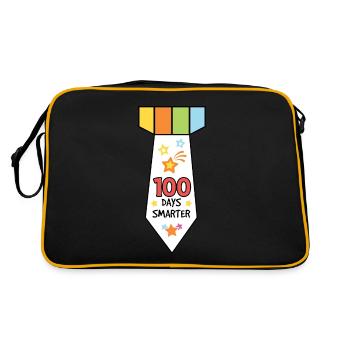 100 jours plus intelligents pour les élèves 100 jours d’école - Sac Retro - noir/or - Dos