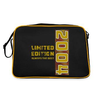 ANNÉE 2004 - Sac Retro - noir/or - Dos
