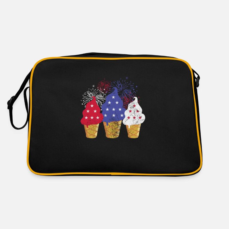 Eiscreme Retro Tasche