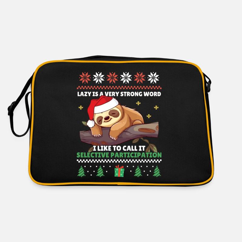 Participation sélective - Sloth Ugly Christmas Sac Retro