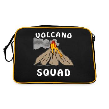 ESCOUADE VOLCAN - Sac Retro - noir/or - Dos