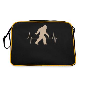 Bigfoot Herzschlag Abenteuer Geist - Sac Retro - noir/or - Dos