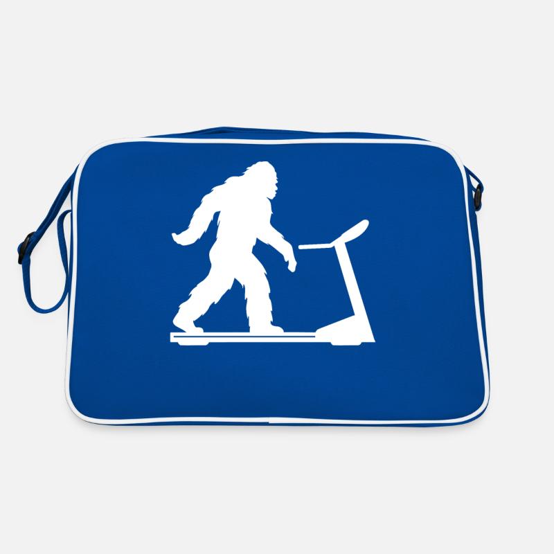 Bigfoot Bewegung Dynamik Legendenhaft Retro Tasche
