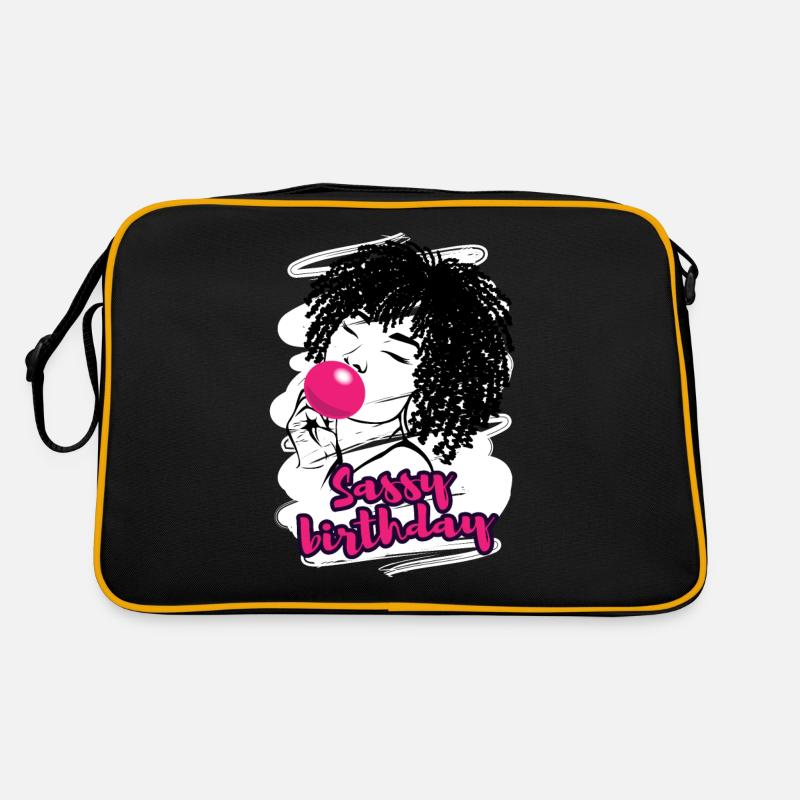 Naughty Birthday Diva Celebrating Retro Bag