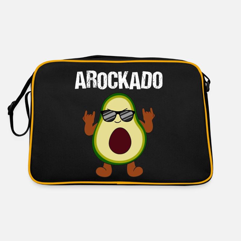 Rocking Avocat Cool Musique Aimant Sac Retro